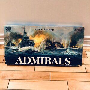 Admirals Strategy Board Game Vintage 1972 Parker Brothers COMPLETE Naval War